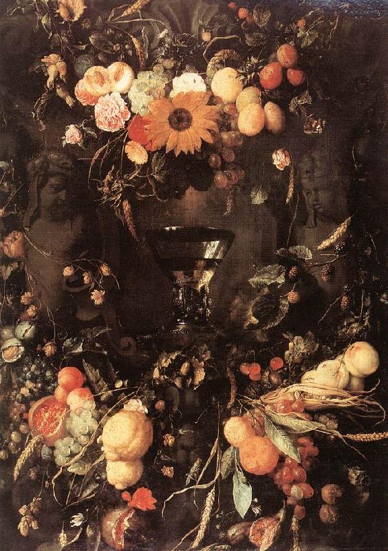 HEEM, Jan Davidsz. de Fruit and Flower Still-life dg oil painting image